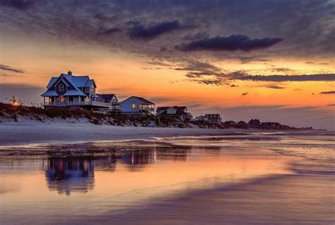 The Pastel Coastline "Captured in: North Topsail Beach, NC. Pictured here is an early morning ...