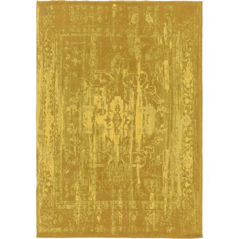 Artistic Weavers Elegant Maya Hand-Woven Gold Area Rug & Reviews | Wayfair