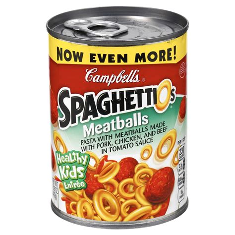 35 Spaghettios With Meatballs Nutrition Label - Labels Database 2020