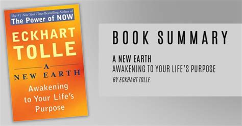 A New Earth by Eckhart Tolle – Book Summary – CoManifesting – Manifest ...