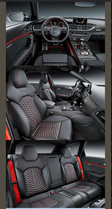 2016 AUDI RS6 Avant Performance Audi Interior, Custom Car Interior, Car ...