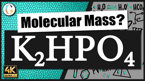 How to find the molar mass of K2HPO4 (Potassium Hydrogen Phosphate ...