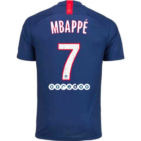 2019/20 Nike Kylian Mbappe PSG Home Jersey - SoccerPro | Psg, Jersey ...