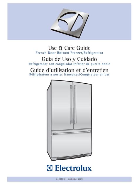 ELECTROLUX EI23BC36IW USE & CARE MANUAL Pdf Download | ManualsLib