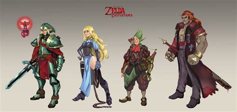 ArtStation - Legend of Zelda x Castlevania Crossover