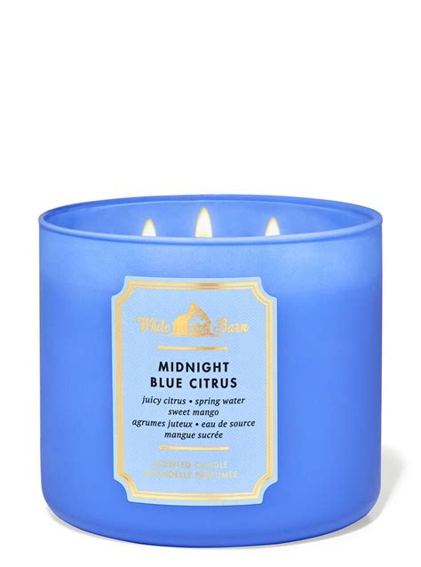 Midnight Blue Citrus 3-Wick Candle | Bath and Body Works