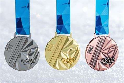 The designs for the medals to be awarded at the upcoming Winter Youth ...