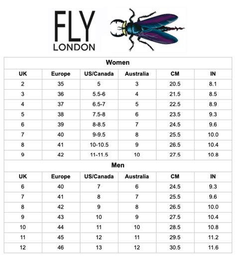 How do I pick my size? - Fly London EU - Help Center