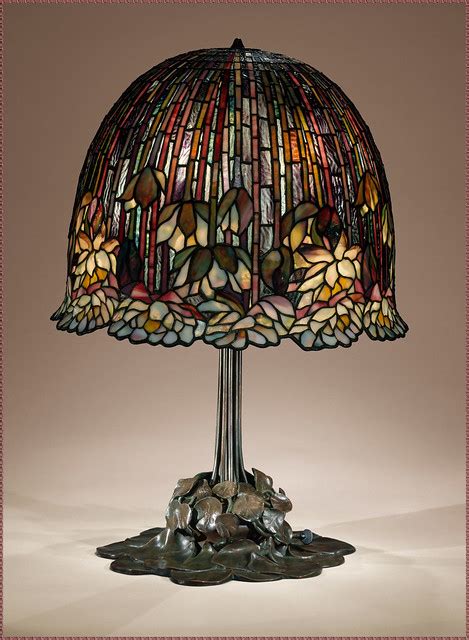 Louis Comfort Tiffany `Leaded Favrile glass and bronze lamp` ca.1904-15, The Met | Flickr ...