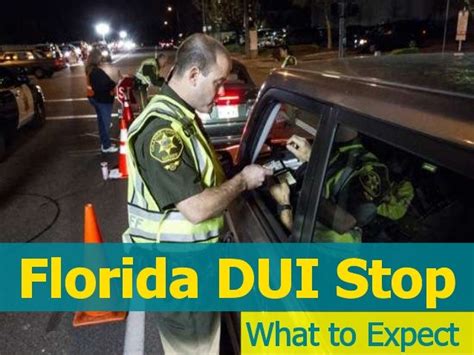 Florida DUI Stop : What To Expect