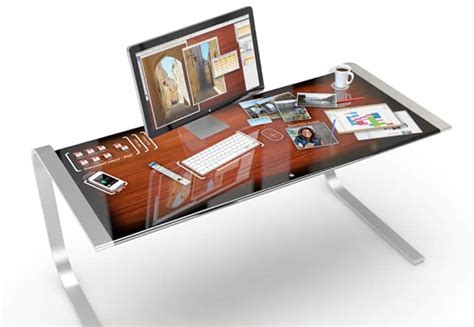 Entire Touchscreen Desk Makes Your Work More Efficiently