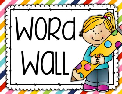 clip art of word wall - Clip Art Library