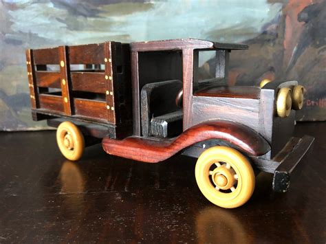 Vintage Handcrafted Wooden Truck Toy Vintage Wood Truck Model | Etsy