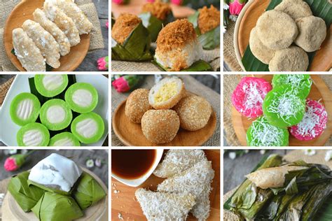 kuih muih melayu tradisional putih - Sam Wilson