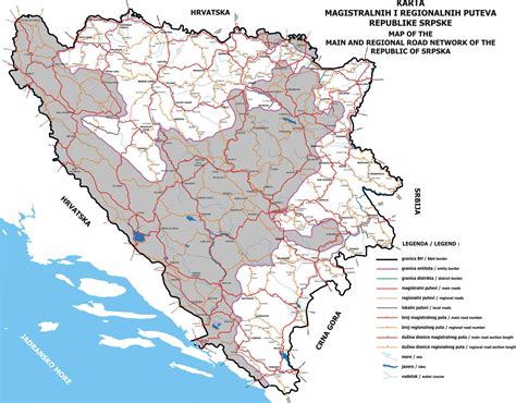 Republika Srpska Karta Gradovi | Karta