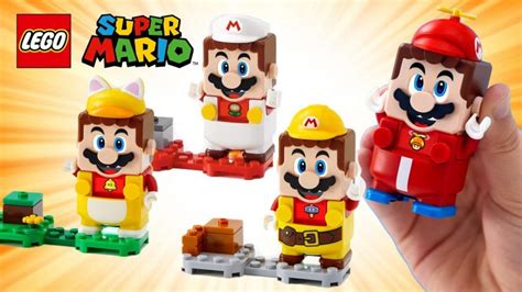 New LEGO Mario Power-Up Packs unveiled featuring four Mario suits | GodisaGeek.com