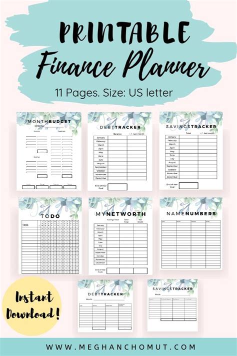 PRINTABLE Budget Planner, Planner, Finance Planner, Cash Envelope ...