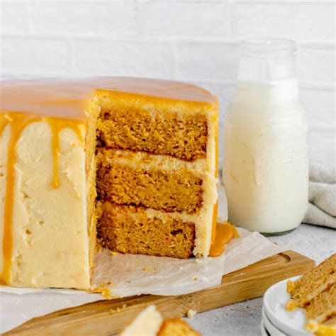 BEST EVER Butterscotch Cake - fitandfull.ca