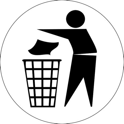 Man Recycling Trash · Free vector graphic on Pixabay