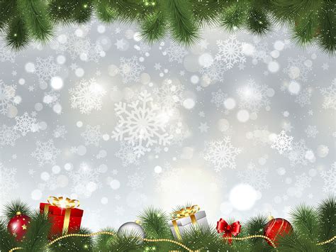 Christmas Background, Free PowerPoint Christmas Template - SlideBackground