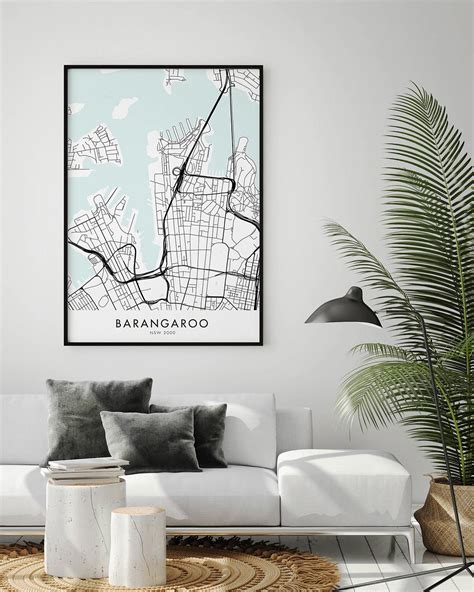 Sydney – Barangaroo Map Print - Chelsea Chelsea