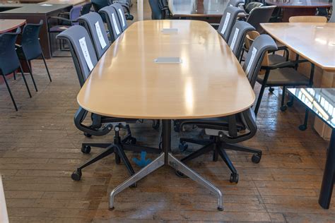 Herman Miller 12′ Eames Boat-Shaped Conference Table • Peartree Office ...