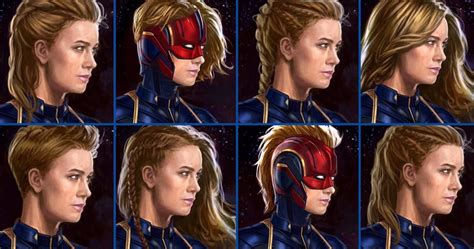 These Alternate Captain Marvel Hairstyles from Avengers: Endgame Are All Quite Fierce