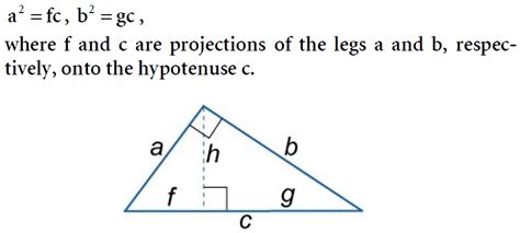 Right Triangle Formulas