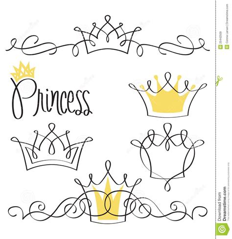 Elegant Princess Crown Set