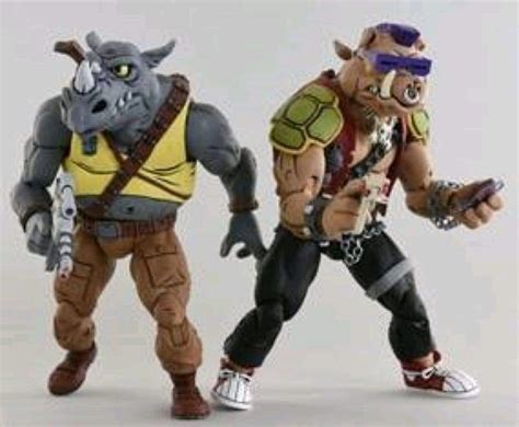 Teenage Mutant Ninja Turtles – Rocksteady & Bebop Action Figure 2-pack ...