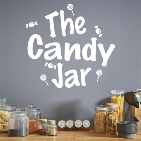 The Candy Jar Kitchen Quote Wall Sticker