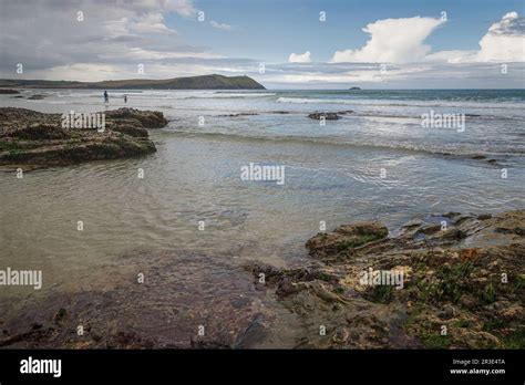 Polzeath Beach, Cornwall Stock Photo - Alamy