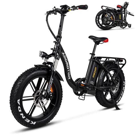 Buy 20 16Ah 750W 48V Electric Folding Bike for Adults Step-Through City E-bike, Addmotor M-140 ...