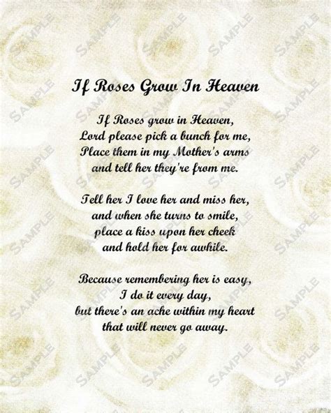 Memorial Poems - Poem Pile | Mother poems, Mom poems, Mom in heaven