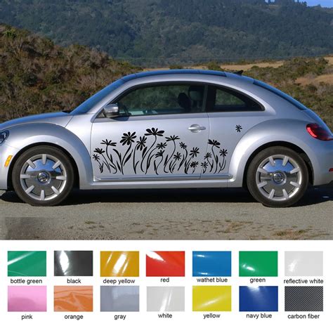 for vw beetle car decals protect scratch customize modified romantic ...