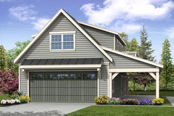Plan 720036DA: Detached Garage with 4-car Capacity with Loft Above | Craftsman style house plans ...
