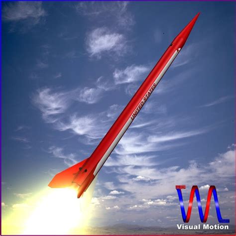 3D model Black Brant III Sounding Rocket VR / AR / low-poly | CGTrader