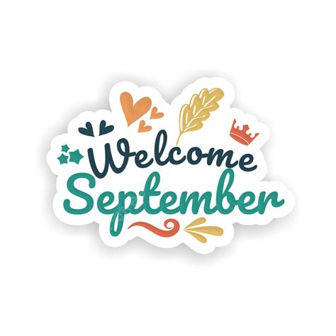 September Vector Hd Images, Welcome September, Month September, September, September Month PNG ...