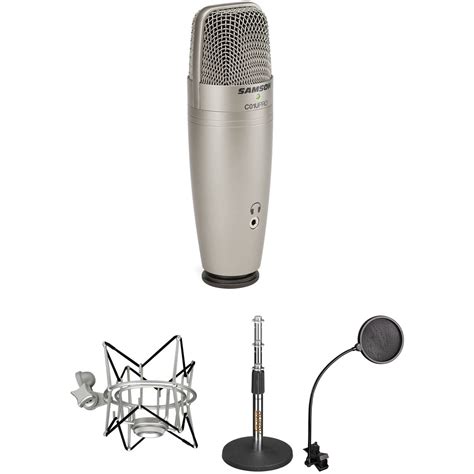 Samson C01U Pro USB Mic and Tabletop Stand Kit B&H Photo Video