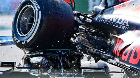 'Halo' saves Formula One star Lewis Hamilton from being crushed in ...