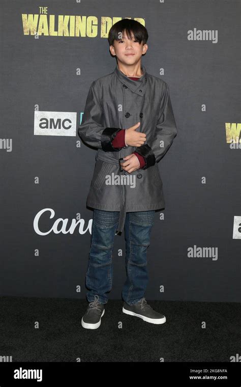 LOS ANGELES - NOV 20: Kien Michael Spiller at The Walking Dead Finale at Orpheum Theatre on ...