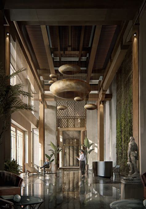 ArtStation - The Hotel Lobby