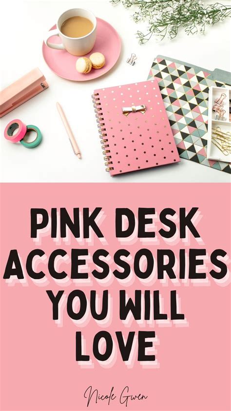The Cutest Pink Desk Decor