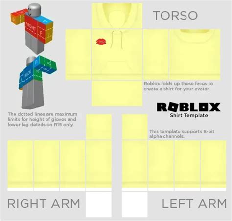 Yellow Hoodie Roblox Roblox Clothes Free design Templates for all creative needs : Pixlr ...