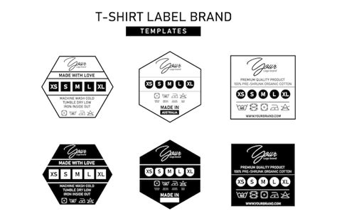 Premium Vector | Clothing label tag concept no border vector design