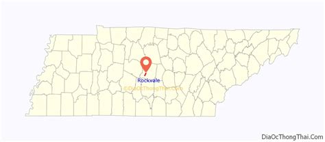 Map of Rockvale CDP, Tennessee - Thong Thai Real