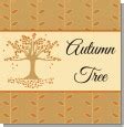 Autumn Tree Gold Tin Candle Favors | Candles & Favors