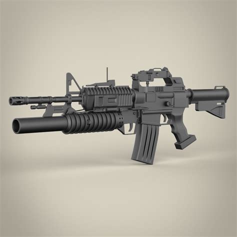 C15-M203 Machine Gun 3D Model