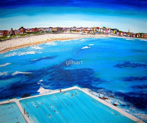 "Bondi Icebergs" by gillsart | Redbubble