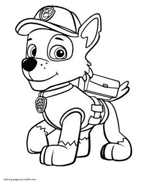 Nick Jr Paw Patrol Coloring Pages Printable Coloring Pages